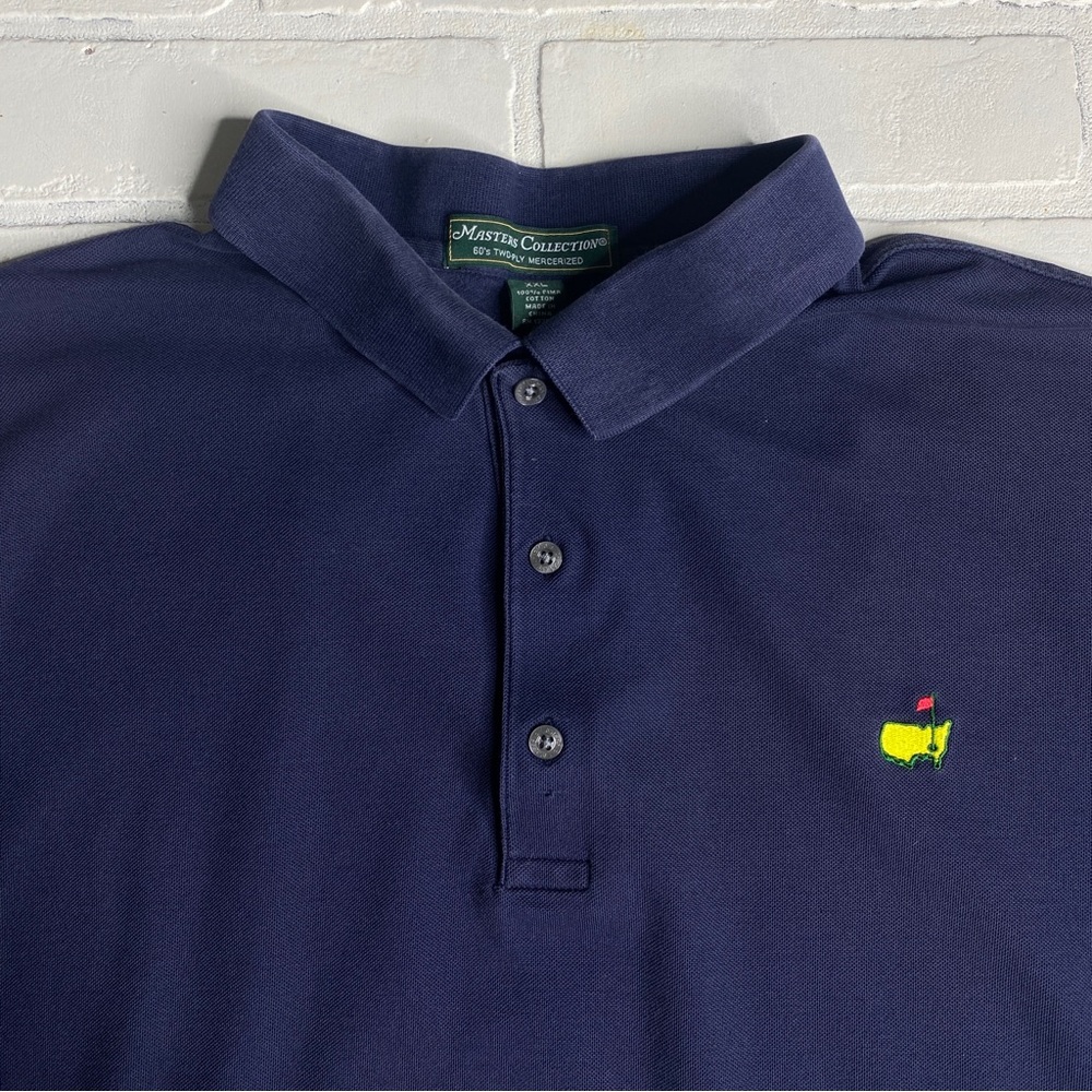 Masters Collection 60's Two Ply Mercerized Pima Cotton SS Polo Men's XXL Navy